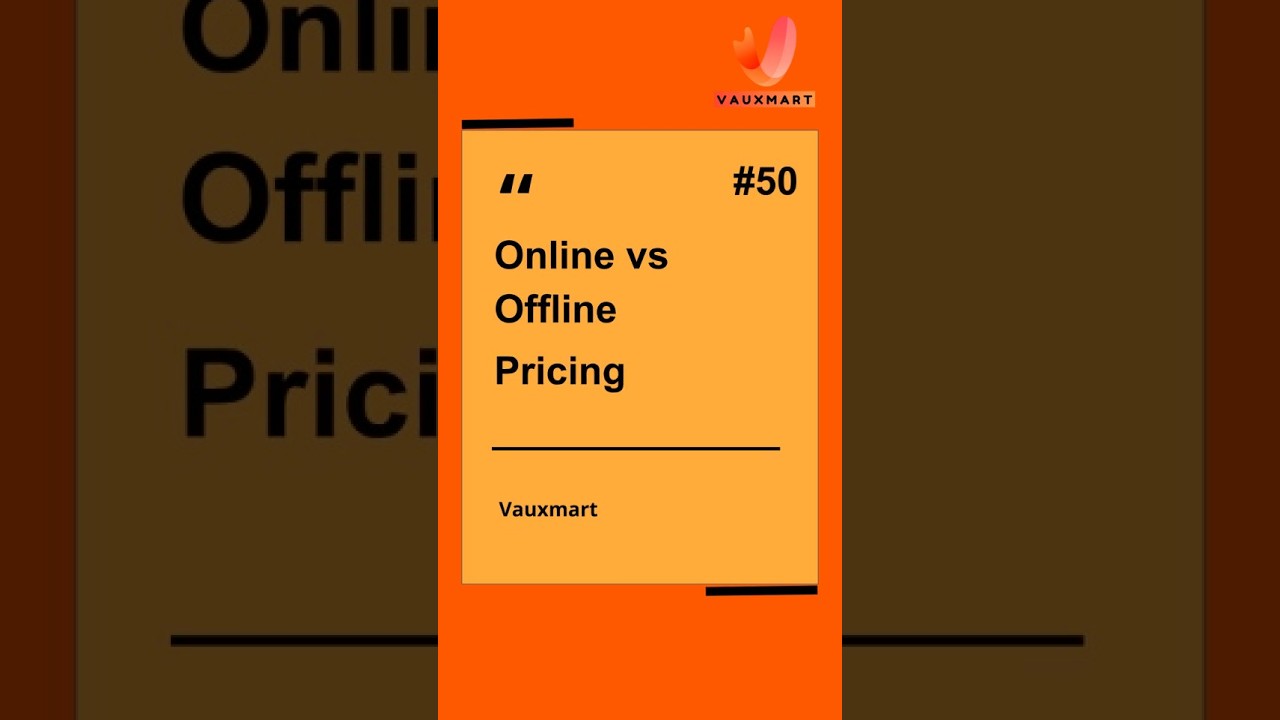 Why Online Prices Differ from Market Prices (Online vs Offline Shopping Explained)
