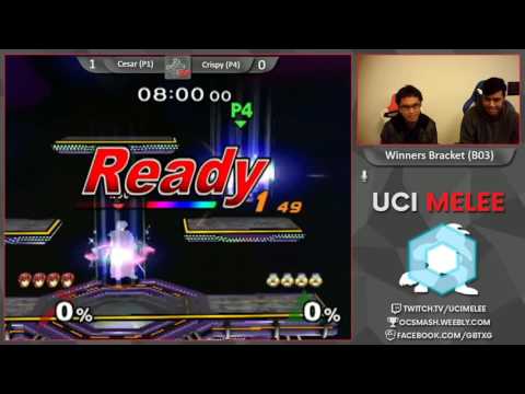UCI Biweekly 30 - Crispy(sheik) vs Cesar(marth)