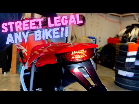 Street legal any dirtbike #crf250f #crf #streetlegal