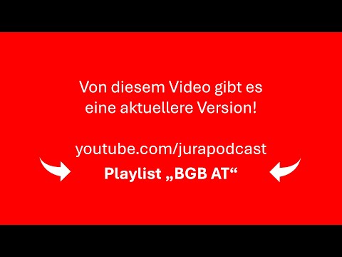 BGB AT Folge 11: Vertretungsohnmacht (Altauflage)