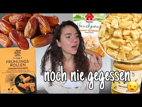 Eating things I've never eaten before + Koro Drogerie Taste Test 🌰🫔🍍