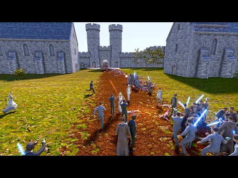 Just 200 Hero Unit Be Able to Take Out The Massive Army Before They Reached the Jedi Castle? UEBS2