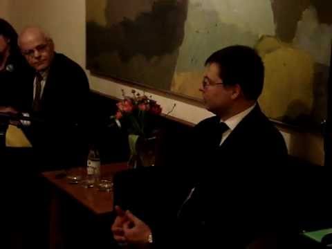Tikšanās ar LR Ministru Prezidentu Valdi Dombrovski Stokholmā 120208 1. daļa
