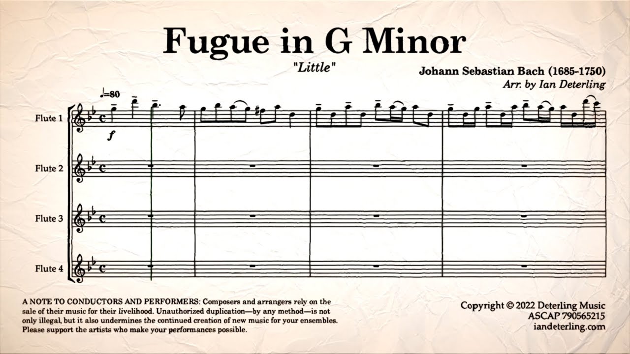 Fugue in G Minor 