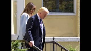 Donald Trump and Melania Trump Attend Church for National Day of Prayer