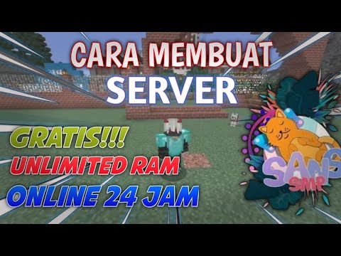 Alfan Gunawan - HOW TO MAKE A MINECRAFT SERVER SIMILAR TO SANS SMP S4!!, FREE, UNLIMITED RAM, ONLINE 24 HOURS - TUPER#24