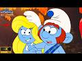 Papa Smurf Smurfette Story Scene The Legend Of Smurfy Hollow 4K