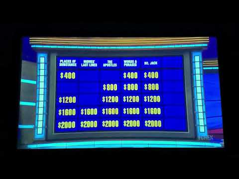 Double Jeopardy, Joe Velasco Day 2 - 2nd Daily Double (9/18/20)