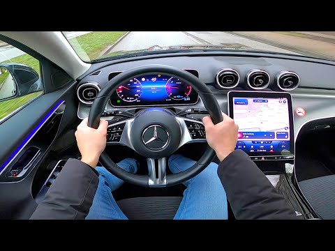 2022 Mercedes Benz c class c220d T - pov test drive