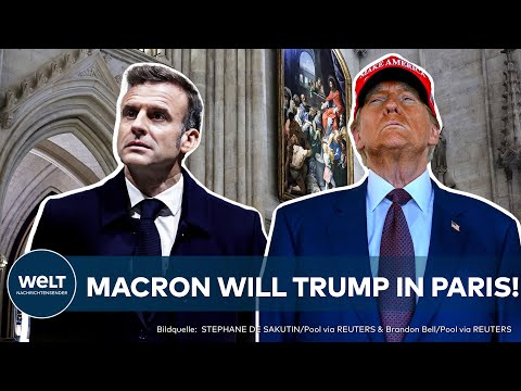 DONALD TRUMP IN PARIS: Macron lädt ein! Künftiger US-Präsident bei Notre-Dame Wiedereröffnung!