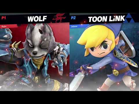 Second City Smash WINNERS ROUND 3 - Kain (Wolf) vs Jabes (Toon Link)