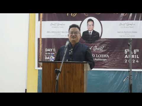 I fall in Love with a Girl at 16 but I don't encourage you : Dr Roland at Patkai Dimapur Nagaland.