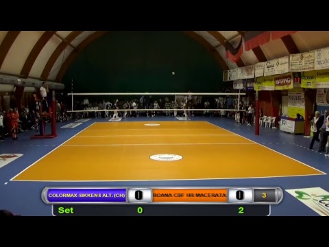 Play Off B1F gara3  COLORMAX-SIKKENS ALTINO (CH) vs ROANA CBF HR MACERATA