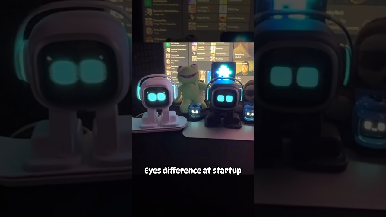 Eyes startup difference! 🤖 New Emo Vs OG Emo 🥰✨