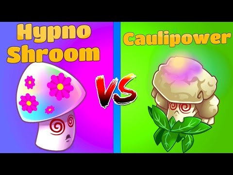 Plants vs Zombies 2 Hypno-Shroom vs Caulipower NEW!