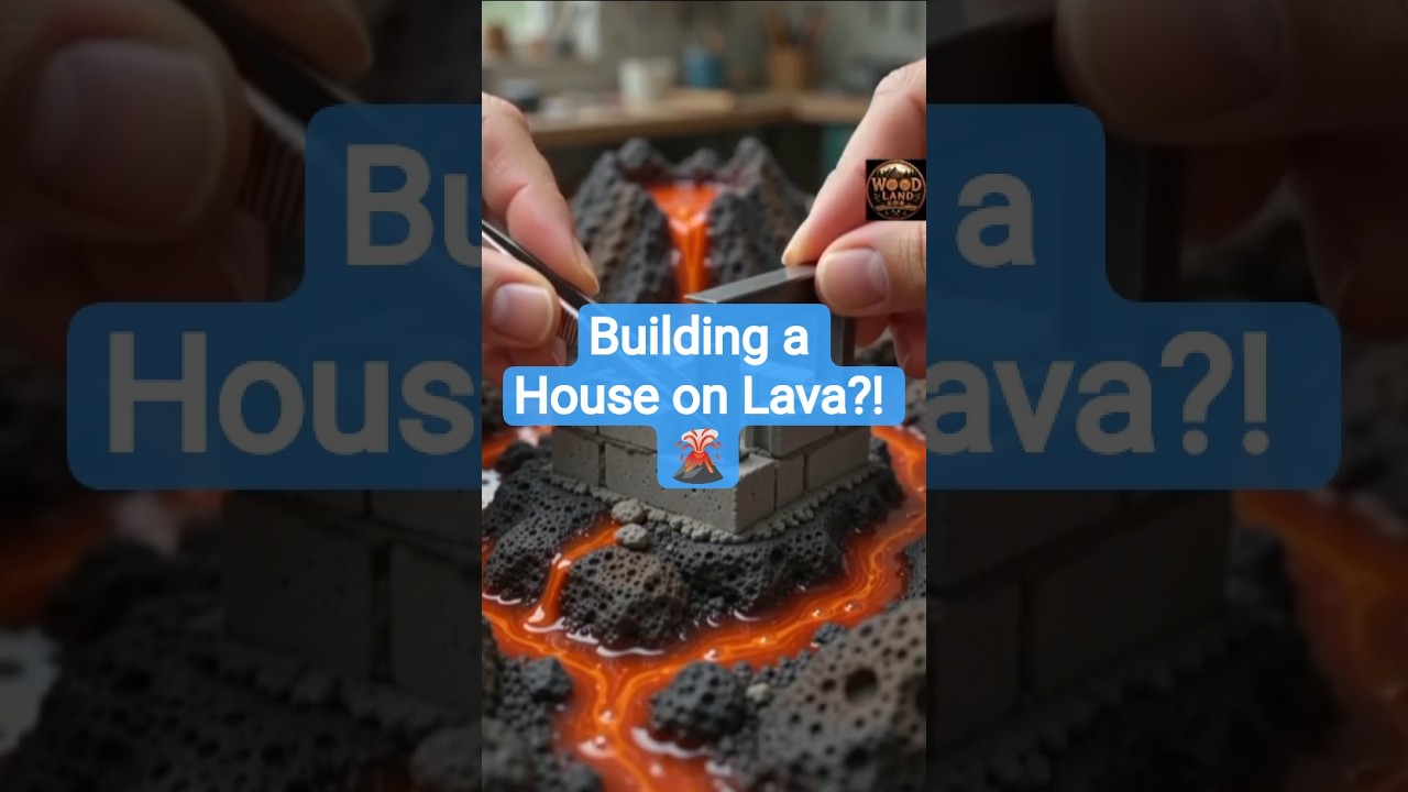 The World's Most Dangerous Mini House Build! 🔥#shorts #trending