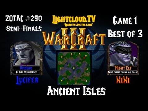 Lucifer (UD) VS IAM.ZhouXixi (NE) - WC3 G1 - ZOTAC #290 SF