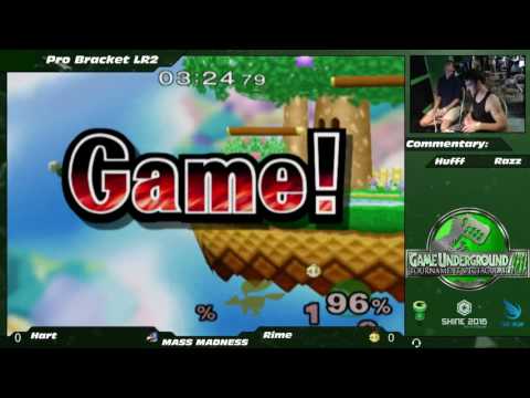 Mass Madness 10 SSBM - Hart (Falco) vs. rime (Peach) - Melee LR2