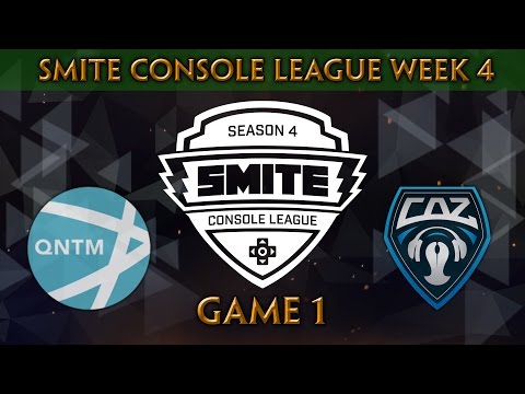 SMITE Console League S4 Spring Split EU Week 4 - Quantum Esports vs. CAZ eSports (Game 1)