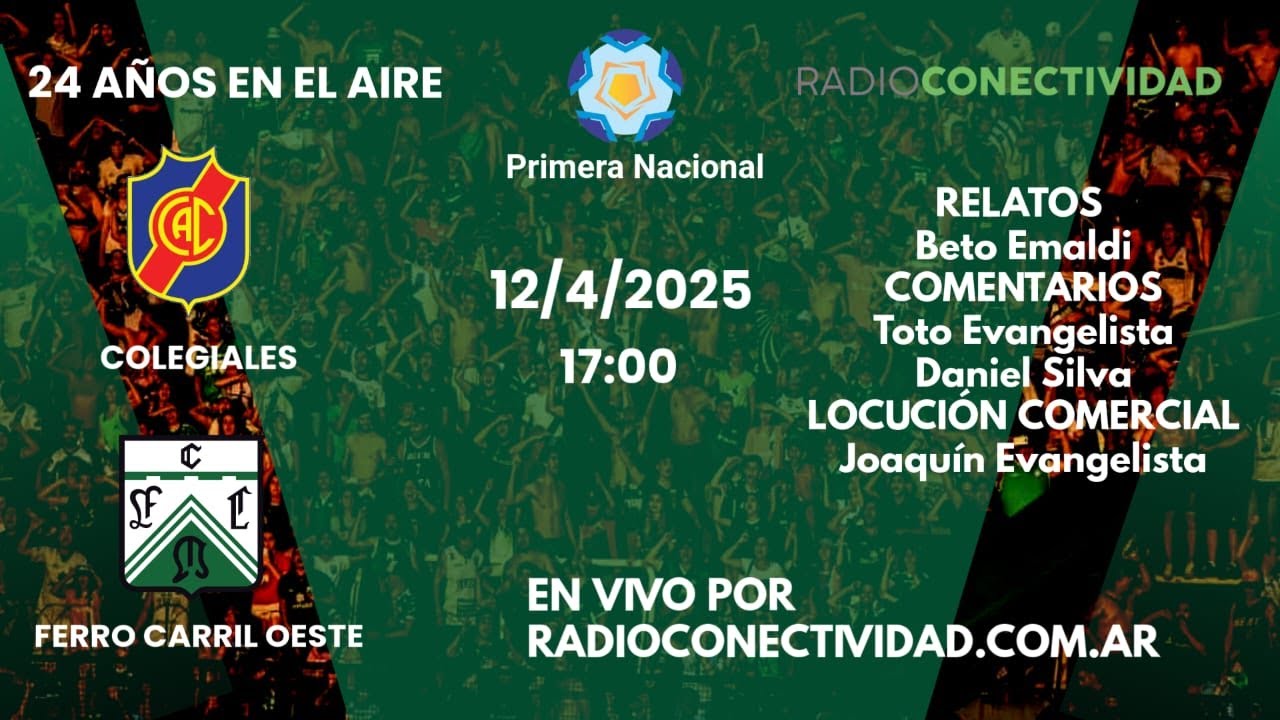 COLEGIALES VS. FERRO CARRIL OESTE (12/4/2025)