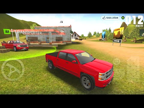 Extreme Car Driving Simulator 2021 - Chevrolet Silverado Pickup Truck Driving - Android Gameplay