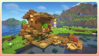 How to Build a Fishing Dock in Minecraft | Easy Dock Build Tutorial for Survival &amp; Aesthetic Designs