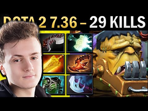 Alchemist Gameplay Miracle with 29 Kills and Mjolnir - Dota Ringmaster