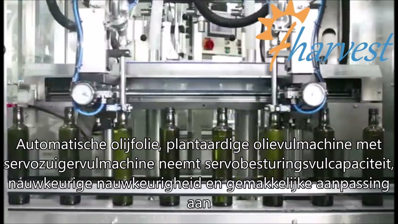 Olijfolie vulmachine,glazen fles automatische voedselvulling plantaardige olie vullende verpakkingsl