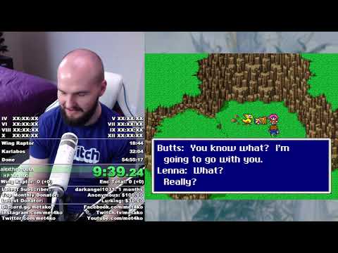 Final Fantasy V-XII - Any% Marathon Speedrun PB - 56:19:04 - Final Fantasy V+VI