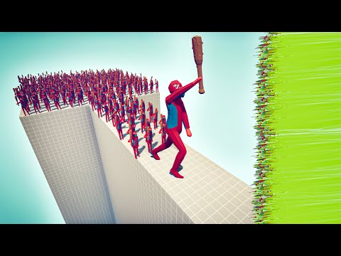 100x CLUBBER SPIDERMAN vs GODS DUO - Totally Accurate Battle Simulator TABS