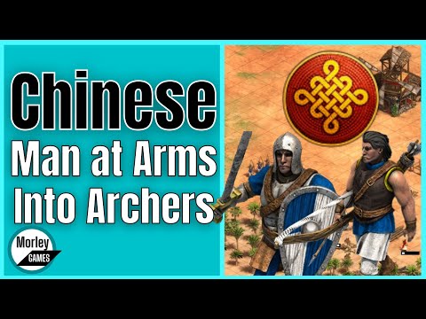 AOE2 Man At Arms Into Archers With CHINESE | AOE2 Chinese Build Order