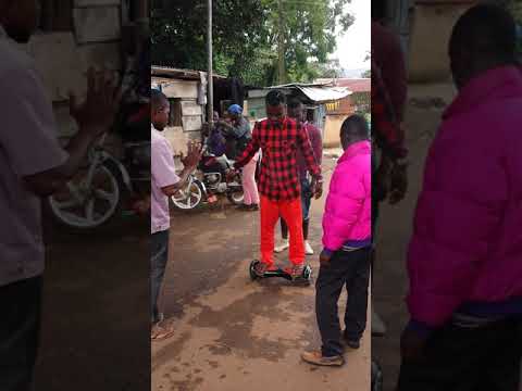 Hanging on Spur Loop with the electric scooter...