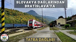 Slovakya'da Dağlardan Bratislava'ya Dönüş - Otobüs ve Tren Seyahati 🚂