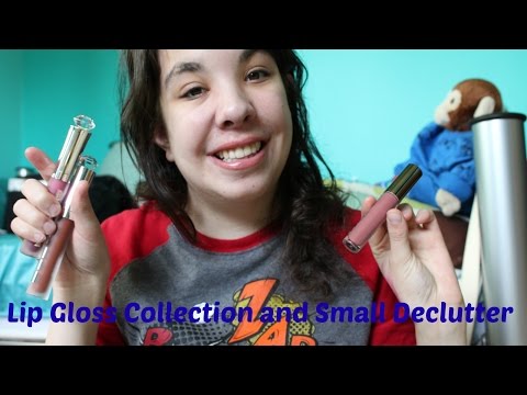 Lip Gloss Collection and Small Declutter Video