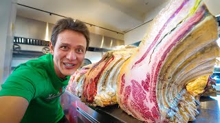 World’s Best Steak!! 🥩 INSANE DINO RIBEYE  - Meet The KING of Beef!! | El Capricho, Spain