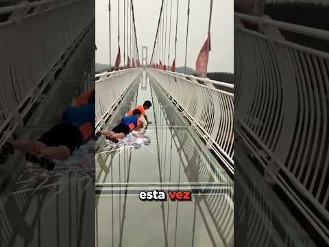 The Chinese Glass Bridge Broke 😮❌