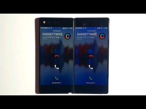 ZTE Axon M Dual Screen incoming call and Boot Animation Android 7