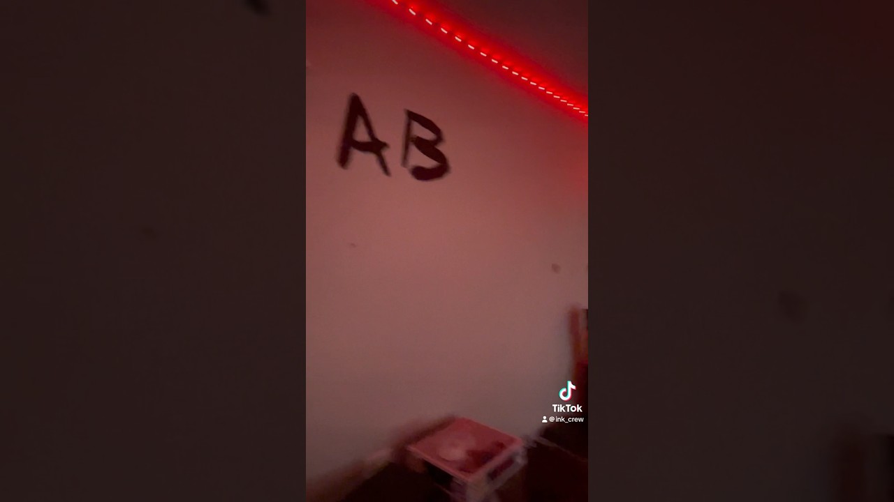 Stranger things abc wall #strangerthings #demogorgon #strangerthingsseason5 #halloweendecor