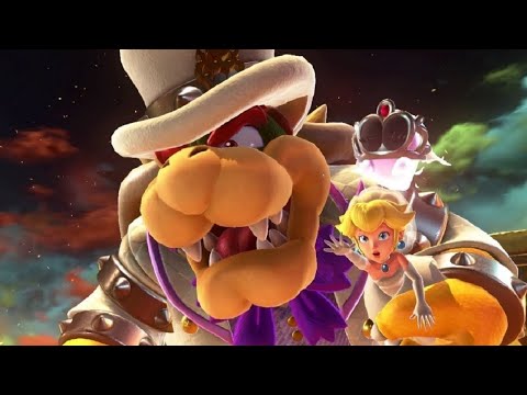 Super Mario Odyssey Movie Walkthrough Part 11 - Infiltrate Bowser's Castle (Bowser's Kingdom)