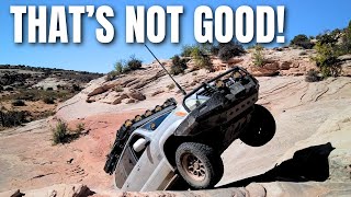 Almost ROLLED OVER on Wipeout Hill | Overlanding in Moab | Episode 2