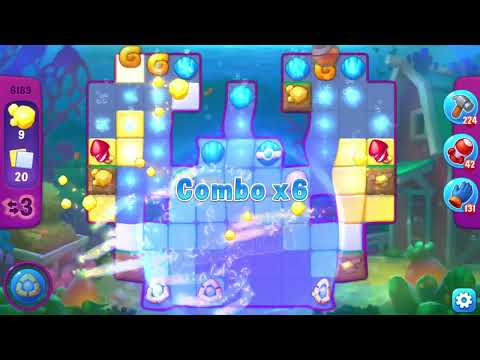 Fishdom 6183 Super Hard Level - 12 moves - NO BooSTERS