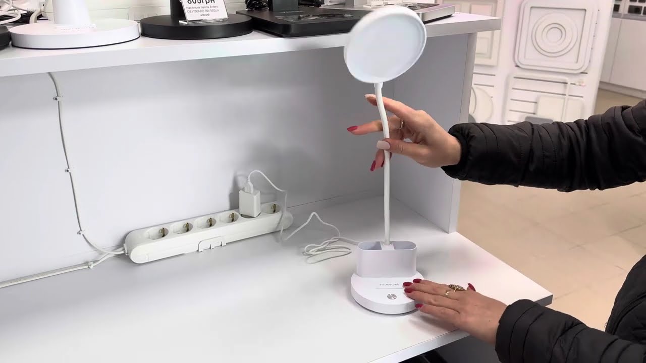 Настільна лампа з акумулятором TITANUM TLTF-011W 6W 2700-6000K біла