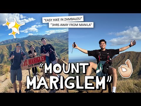 "CLIMBING MOUNT MARIGLEM IN ZAMBALES!" ⛰️🙌🏻 (EASY HIKE FOR BEGINNERS) 🍃