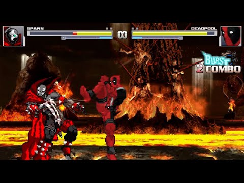 spawn vs deadpool Fight Club Cartoon