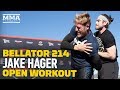 Bellator 214: Jake Hager, aka WWE's Jack Swagger, Has Mock Pro Wrestling Match At Open Workouts