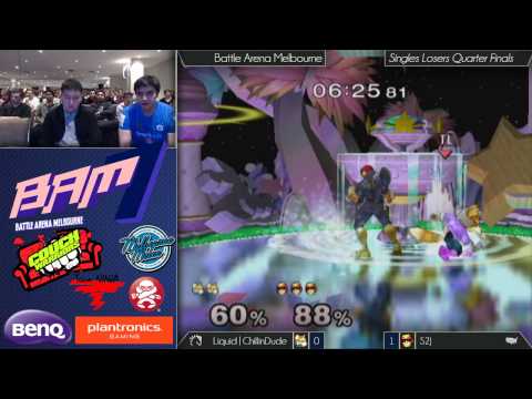 Bam7 Melee Singles Top 8 - S2J vs Liquid | Chillindude