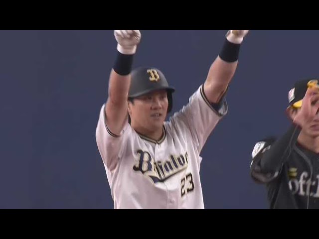 【8回裏】バファローズ・伏見 センターへ抜けるタイムリーヒットで貴重な追加点を奪う!! 2021/4/1 B-H