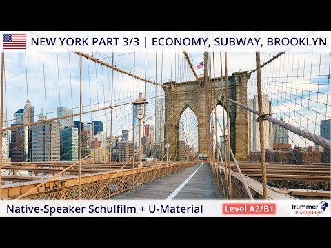 NEW YORK CITY - USA | Native-Speaker Schulfilm Part 3 of 3 + Unterrichtsmaterial (Level A2/B1)