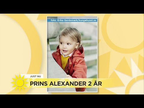 Prins Alexander fyller år – se de nya bilderna - Nyhetsmorgon (TV4)