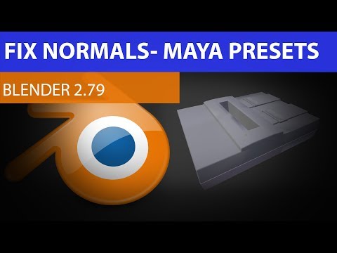 Switching From Maya to Blender - Fixing Normals